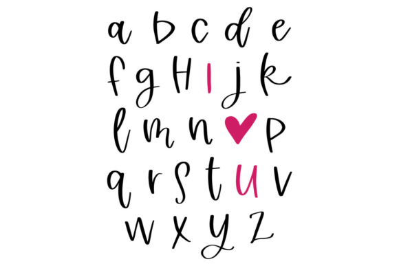 Alphabet I Love You: Graphics for Crafts