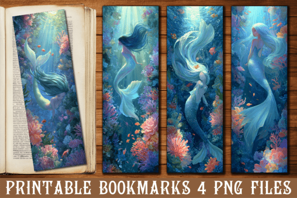 Blue Mermaid Bookmark: Crafts & Graphics Review