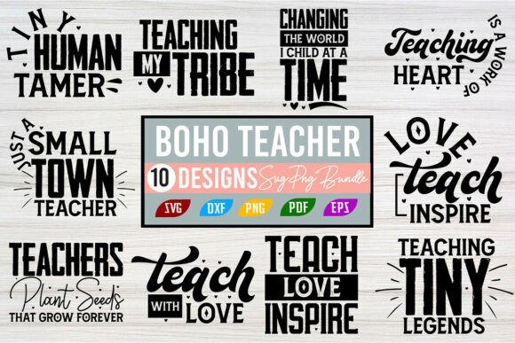 Boho Teacher SVG Bundle: A Designer’s Review