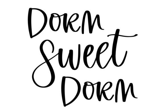 Dorm Sweet Dorm Graphics for Crafts