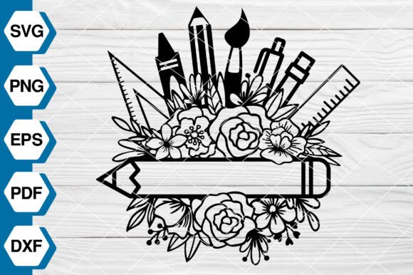 Flower Teacher SVG: Graphics & Illustrations