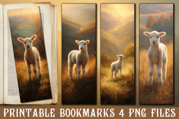 Golden Hour Sunset Lamb Graphics for Crafts