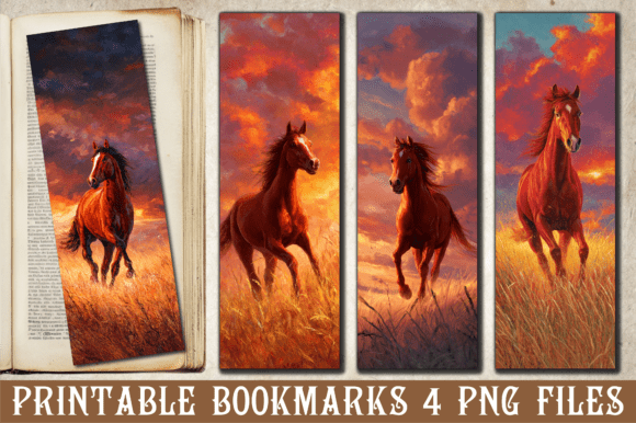 Majestic Horse Sunset Field Bookmark: A Designer’s Review