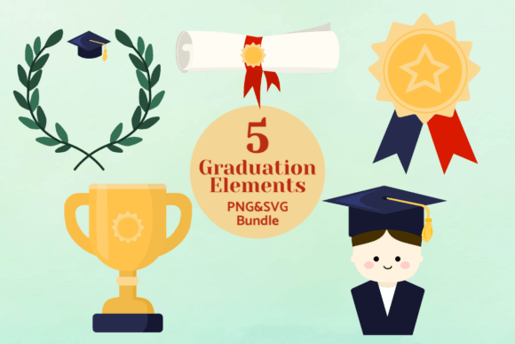 Reviewing Graduation Celebration Clipart for Stitching