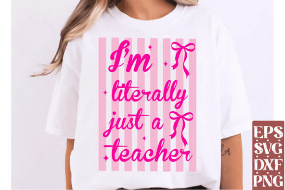 Reviewing the I’m Literally Just a Teacher SVG for Embroidery