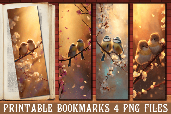 Spring Bird Graphics for Crafts & Web