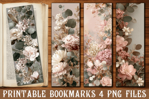 Vintage Peony Eucalyptus Graphics for Crafts