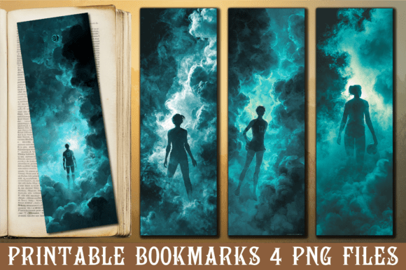 Volleyball Bookmark Graphics for Crafts